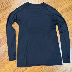Lululemon Black Long Sleeve Tee Sz 12